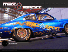 Tablet Screenshot of mazsport.com.au